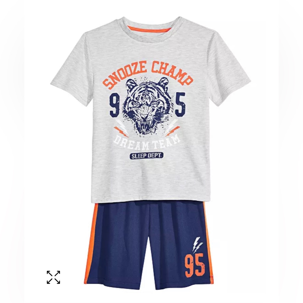 Brand New Short Sleeve Pajama Set Xs 45